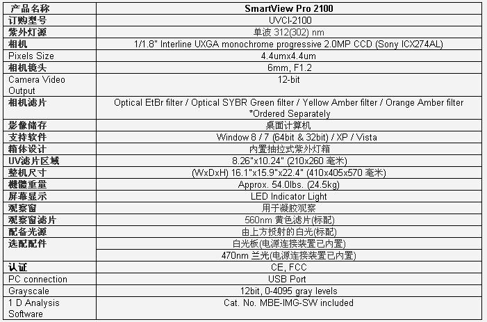 梅洁SmartView Pro 2000 专业型凝胶成像仪